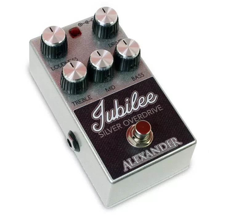 Alexander Pedals Jubilee Silver Overdrive Pedal Para Guitarra