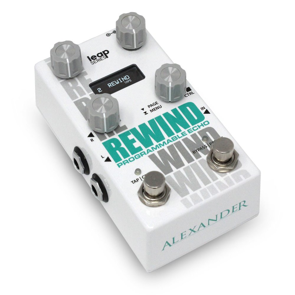 Alexander Pedals Rewind Programmable Echo Pedal Para Guitarra