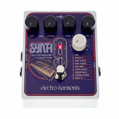 Electro Harmonix Synth9 Synthesizer Machine Pedal Para Guitarra E Contrabaixo