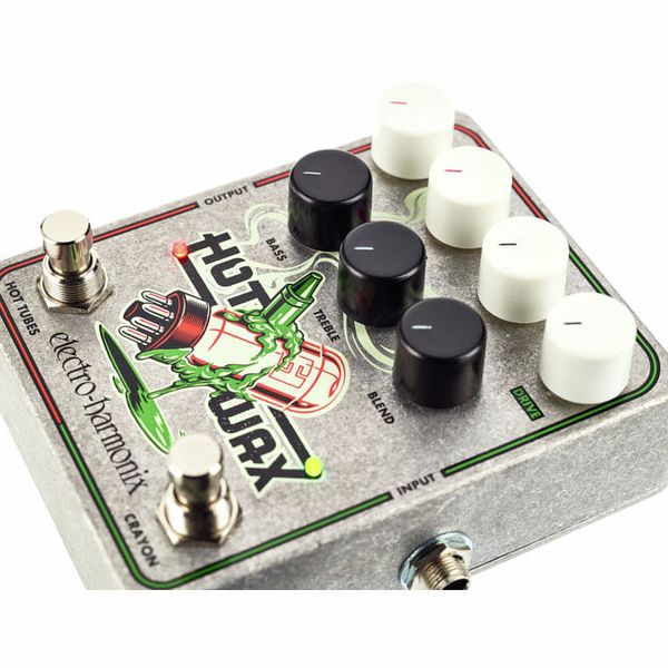 Electro Harmonix Hot Wax Dual Overdrive Pedal Para Guitarra E Contrabaixo