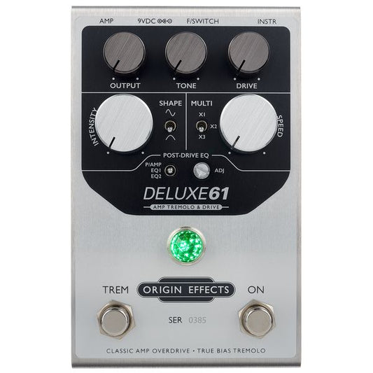 Origin Effects Deluxe 61 Amp Tremolo & Drive Pedal Para Guitarra