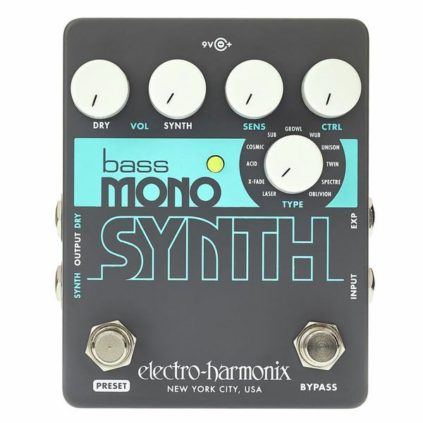 Electro Harmonix Bass Mono Synth Pedal Para Contrabaixo