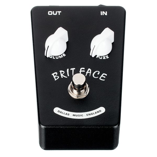 Compact Series Dallas Brit Face Fuzz Black Pedal Para Guitarra