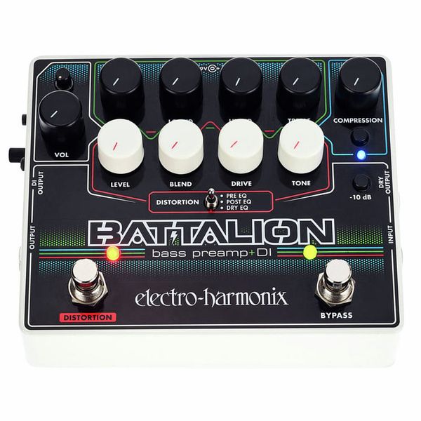 Electro Harmonix Battalion Bass Preamp Pedal Para Contrabaixo