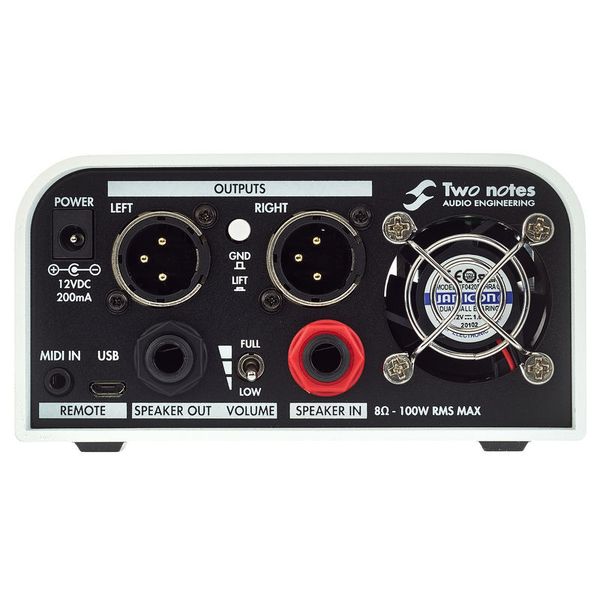 Two Notes Torpedo Captor X 8 Ohm Compact Reactive Load Box Attenuator Cab Sim E Ir Loader Pedal