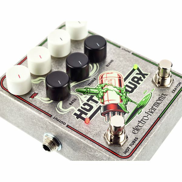 Electro Harmonix Hot Wax Dual Overdrive Pedal Para Guitarra E Contrabaixo