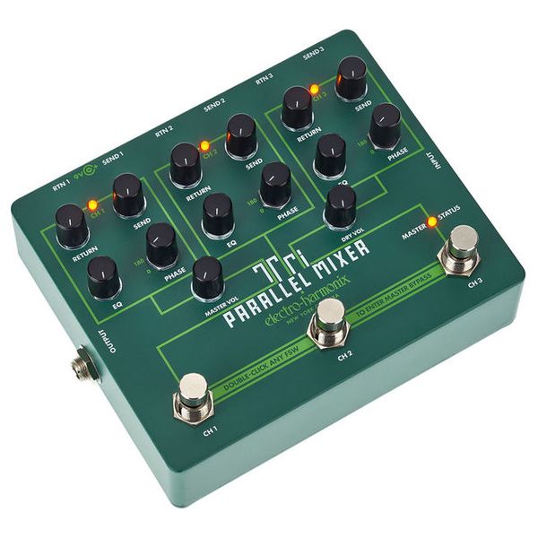 Electro Harmonix Tri Parallel Mixer Pedal Para Guitarra E Contrabaixo