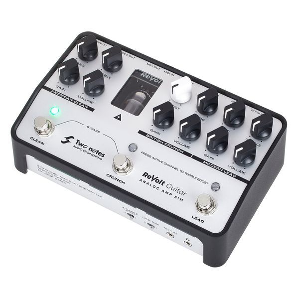 Two Notes Revolt Guitar Analog Amp Sim Pedal Para Guitarra E Contrabaixo