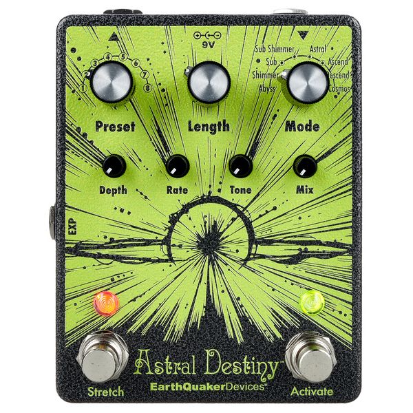 Astral Destiny Octave Reverb Pedal Para Guitarra