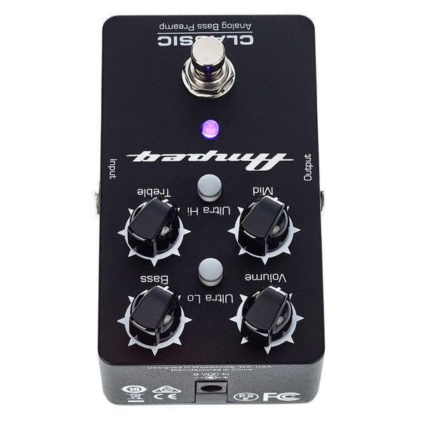 Classic Analog Bass Preamp Pedal Para Contrabaixo