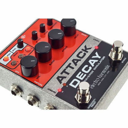 Electro Harmonix Attack Decay Tape Reverse Simulator Pedal Para Guitarra