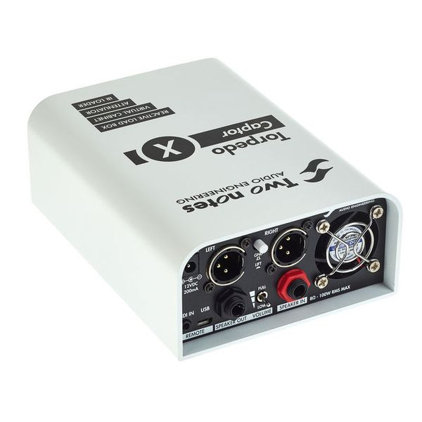 Two Notes Torpedo Captor X 8 Ohm Compact Reactive Load Box Attenuator Cab Sim E Ir Loader Pedal