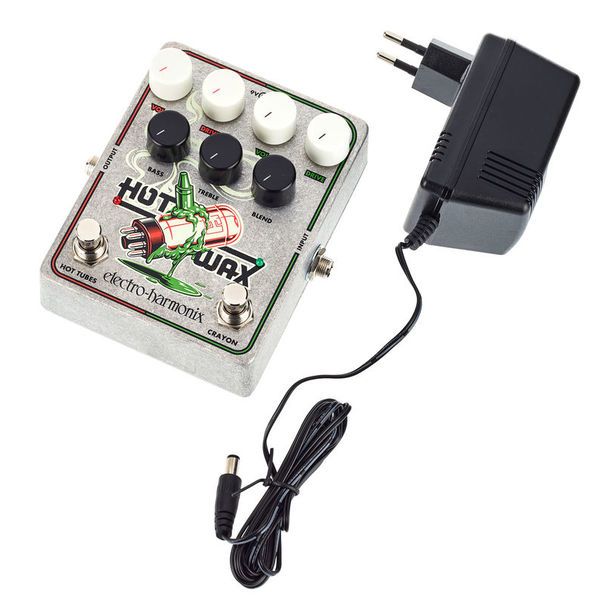 Electro Harmonix Hot Wax Dual Overdrive Pedal Para Guitarra E Contrabaixo