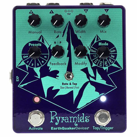 Pyramids Stereo Flanging Device Pedal Para Guitarra