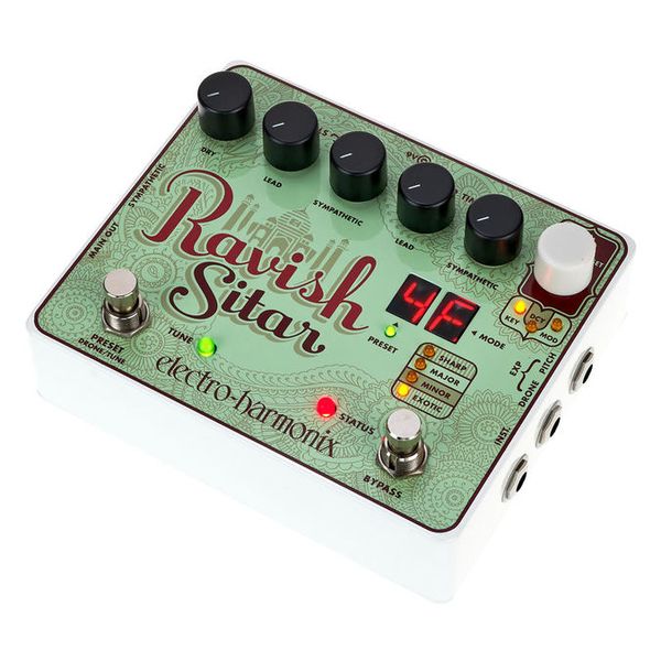 Electro Harmonix Ravish Sitar Pedal Para Guitarra E Contrabaixo