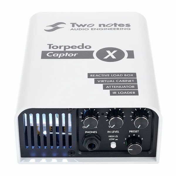 Two Notes Torpedo Captor X 16 Ohm Compact Reactive Load Box Attenuator Cab Sim E Ir Loader Pedal