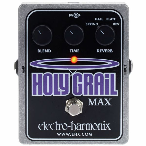 Electro Harmonix Holy Grail Max Pedal Para Guitarra E Contrabaixo