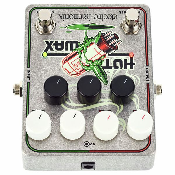 Electro Harmonix Hot Wax Dual Overdrive Pedal Para Guitarra E Contrabaixo