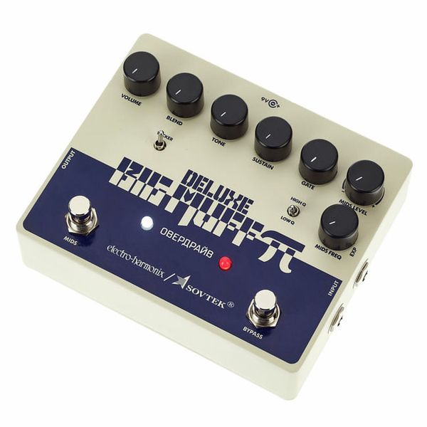 Electro Harmonix Sovtek Deluxe Big Muff Pi Pedal Para Guitarra