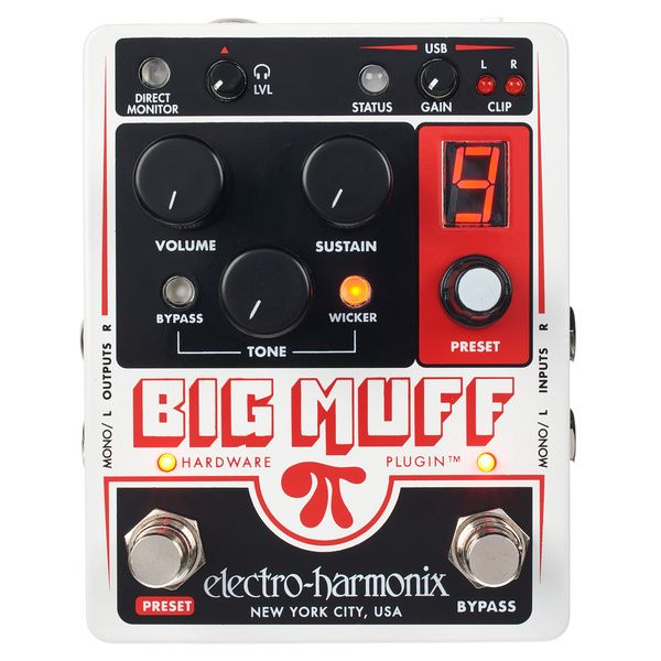 Electro Harmonix Big Muff Hardware Plug In Pedal Para Guitarra