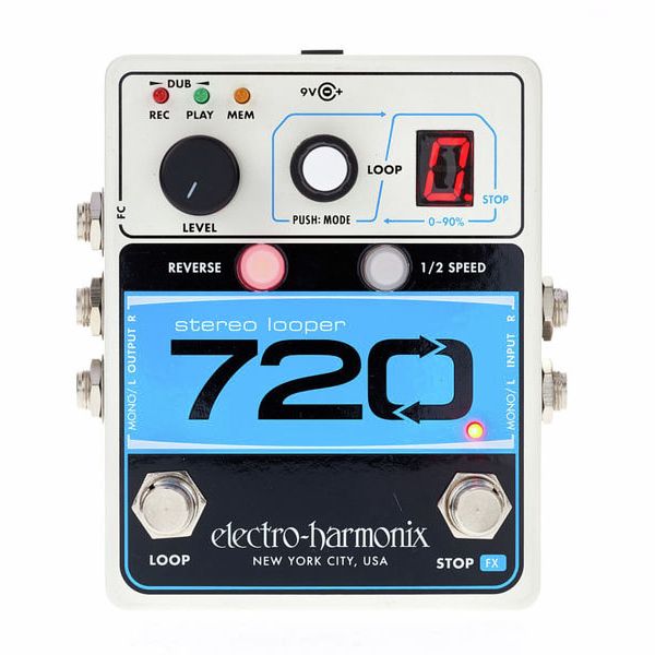 Electro Harmonix 720 Looper Pedal Para Guitarra E Contrabaixo