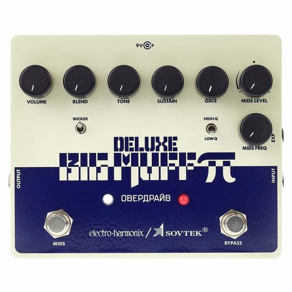 Electro Harmonix Sovtek Deluxe Big Muff Pi Pedal Para Guitarra