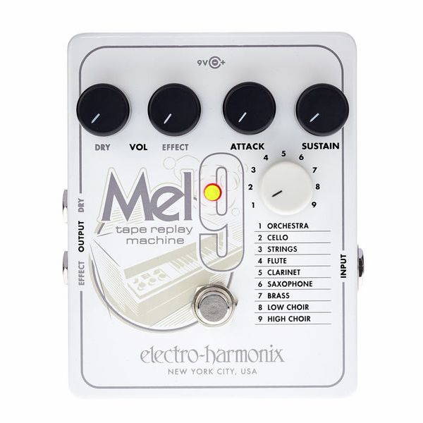 Electro Harmonix Mel9 Tape Replay Machine Pedal Para Guitarra