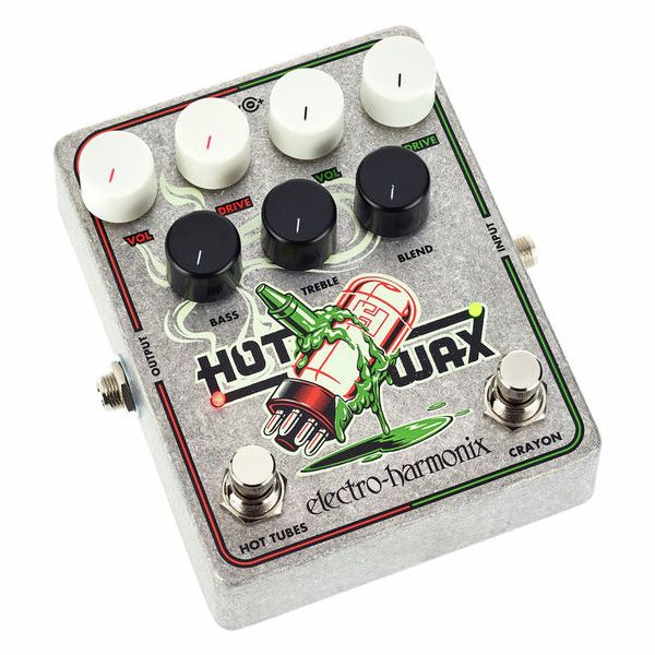 Electro Harmonix Hot Wax Dual Overdrive Pedal Para Guitarra E Contrabaixo