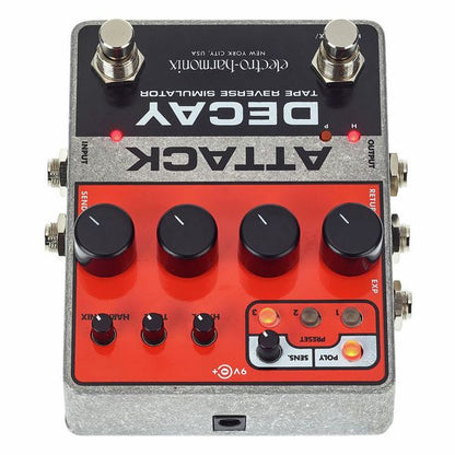 Electro Harmonix Attack Decay Tape Reverse Simulator Pedal Para Guitarra