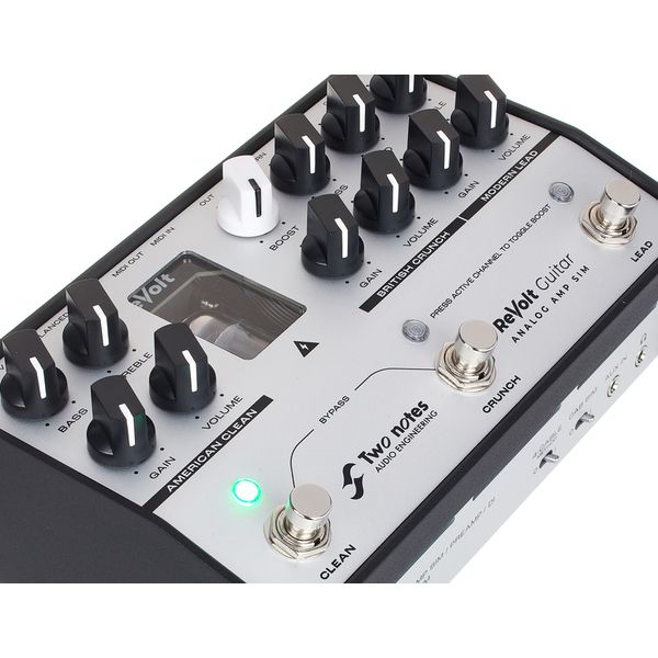 Two Notes Revolt Guitar Analog Amp Sim Pedal Para Guitarra E Contrabaixo