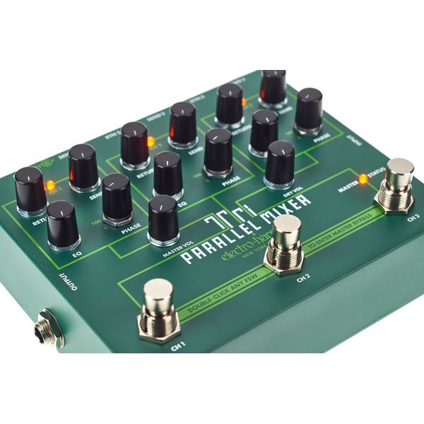 Electro Harmonix Tri Parallel Mixer Pedal Para Guitarra E Contrabaixo