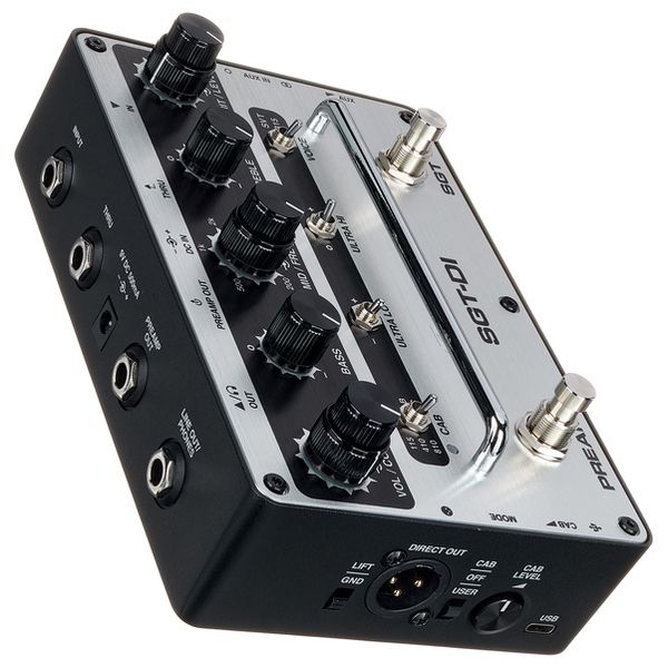 Sgt-Di Bass Preamp Pedal Para Contrabaixo