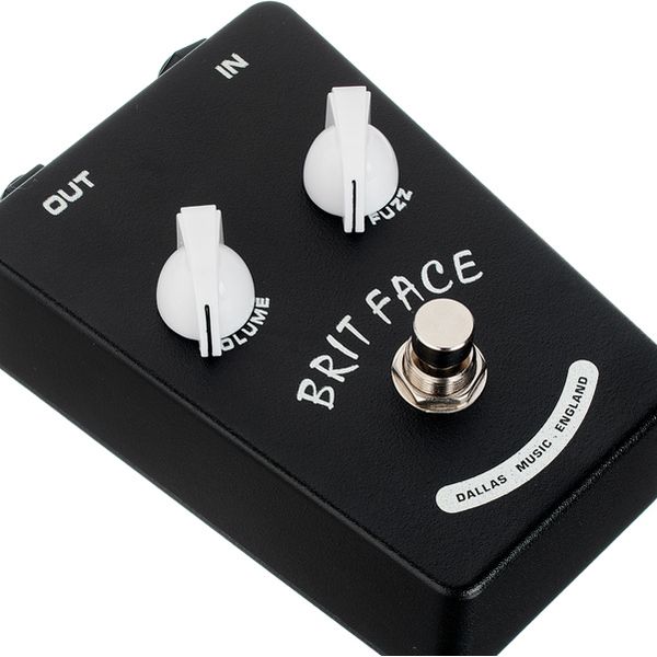 Compact Series Dallas Brit Face Fuzz Black Pedal Para Guitarra