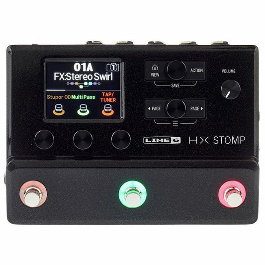 Line 6 Hx Stomp Black Multi-Effects Pedal Para Guitarra