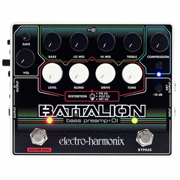 Electro Harmonix Battalion Bass Preamp Pedal Para Contrabaixo