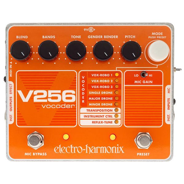 Electro Harmonix V256 Vocoder Pedal Para Guitarra