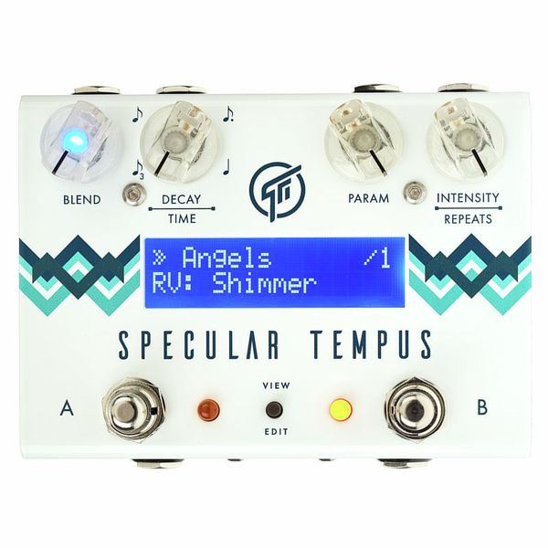 Gfi System Specular Tempus Reverb & Delay Pedal Para Guitarra