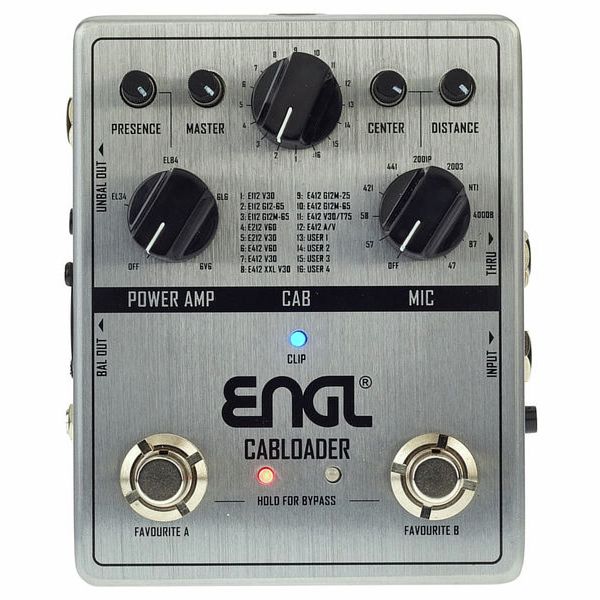 Engl Amps Cabloader With Usb And Xlr Pedal Para Guitarra