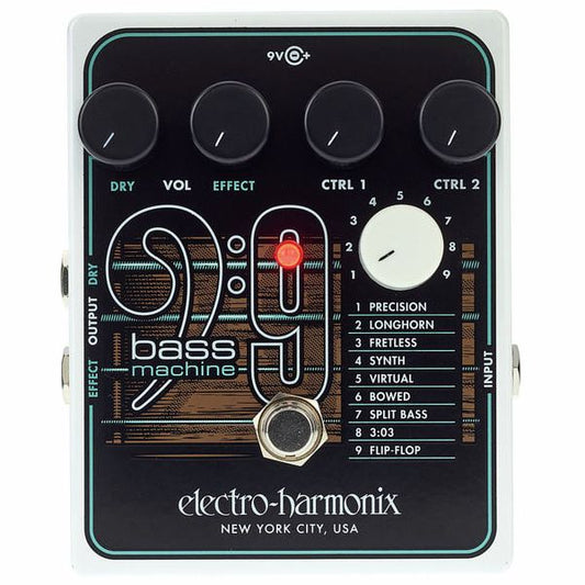 Electro Harmonix Bass9 Bass Machine Pedal Para Contrabaixo