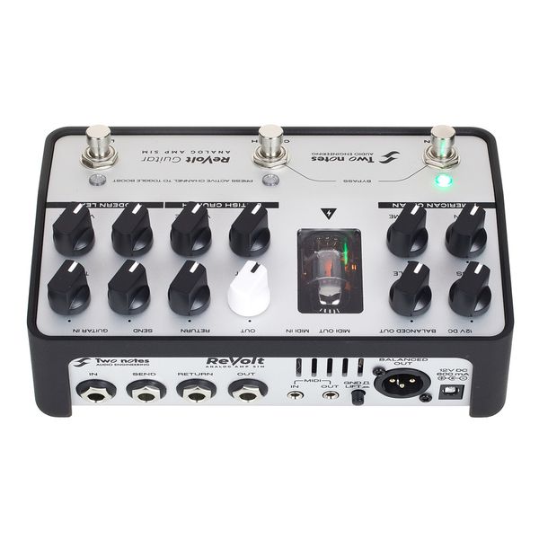 Two Notes Revolt Guitar Analog Amp Sim Pedal Para Guitarra E Contrabaixo