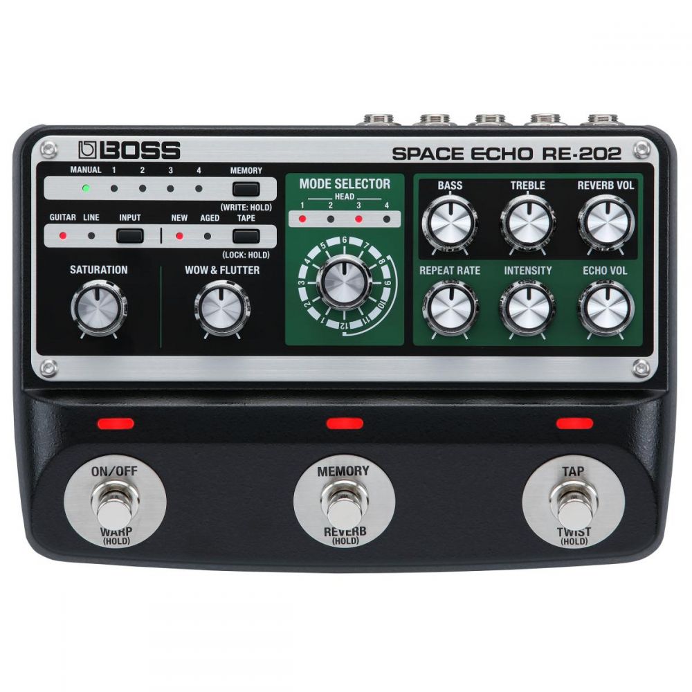 Boss Re-202 Space Echo Pedal Para Guitarra E Contrabaixo