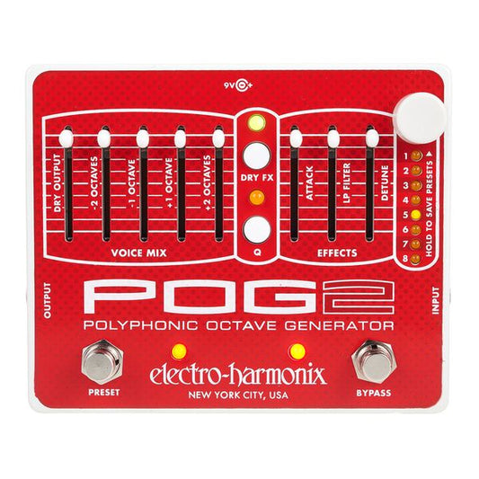 Electro Harmonix Pog 2 Polyphonic Octave Pedal Para Guitarra