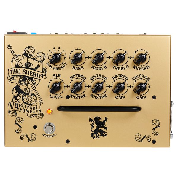 V4 Sheriff Power Amp Tn-Hp Pedal Para Guitarra