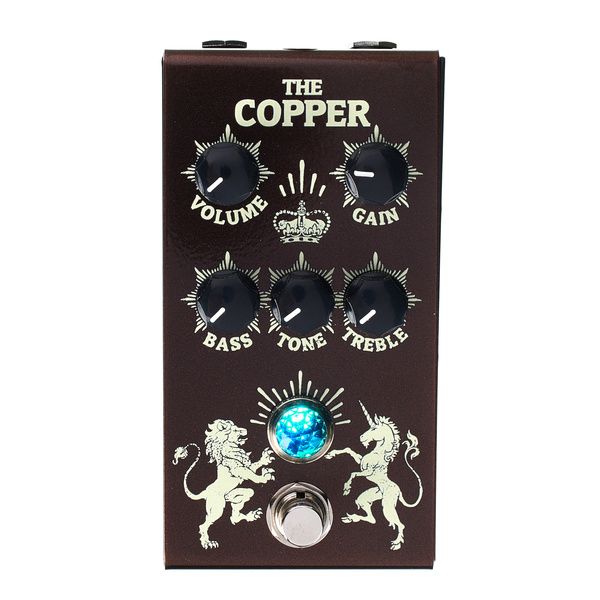 V1 The Copper Amp Overdrive Pedal Para Guitarra