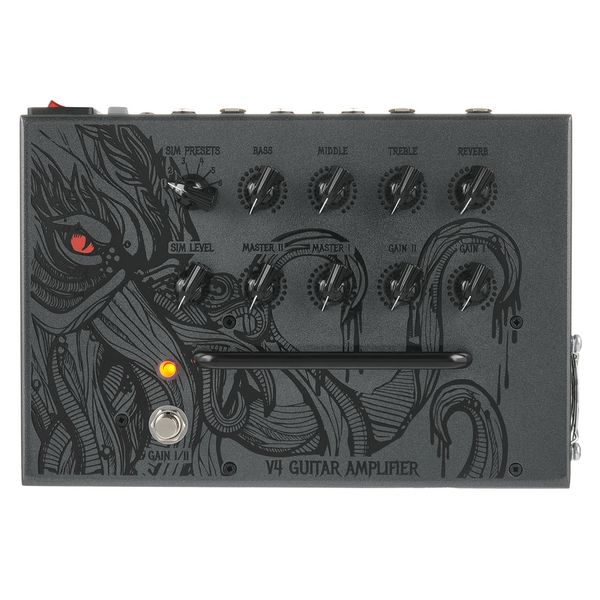 V4 Kraken Power Amp Tn-Hp Pedal Para Guitarra