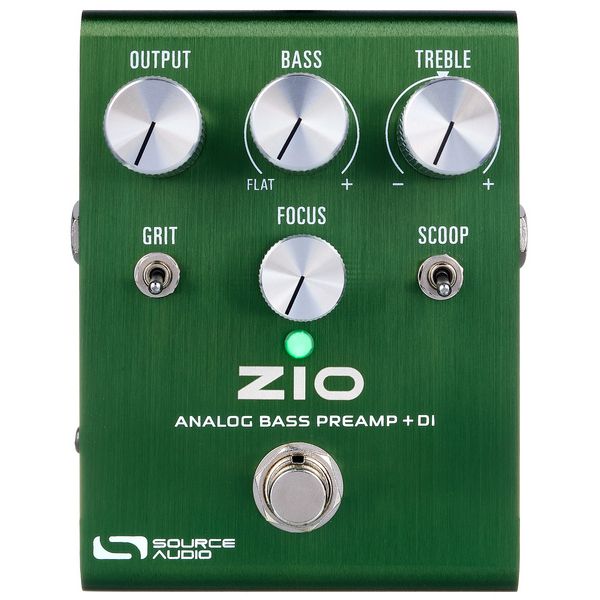 Zio Analog Bass Preamp And Di Pedal Para Contrabaixo