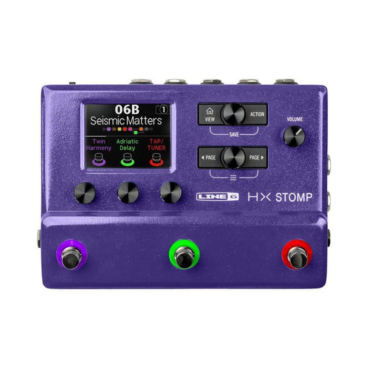 Line 6 Hx Stomp Purple Multi-Effects Pedal Para Guitarra