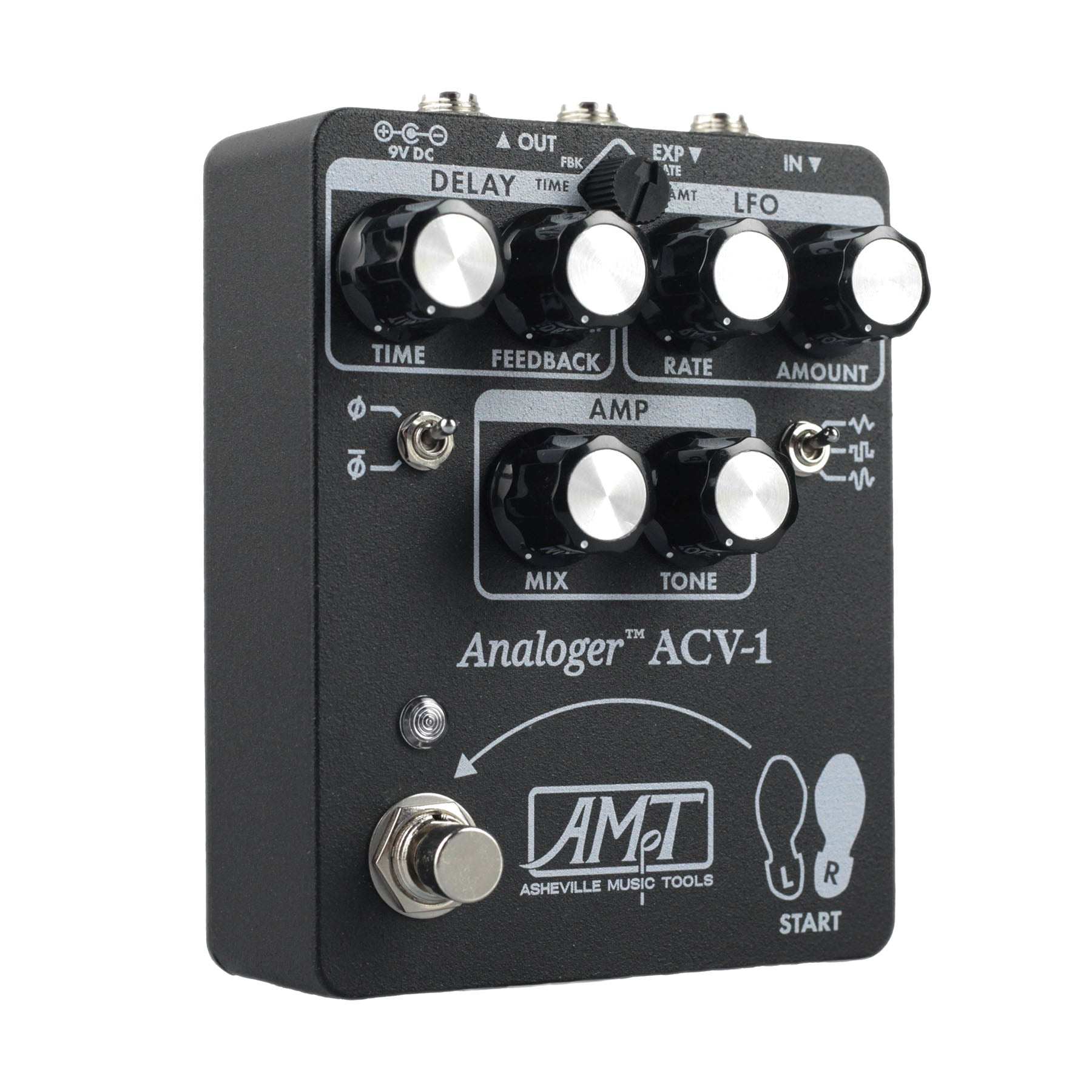 Acv-1 Time Warping Chorus & Vibrato Pedal Para Guitarra