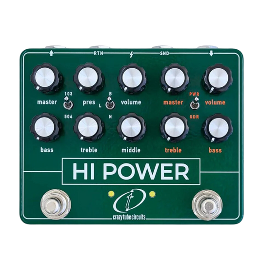 Hi Power Dual Channel Amplifier & Overdrive Pedal