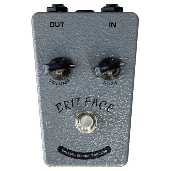 Compact Series Dallas Brit Face Fuzz Silver Pedal Para Guitarra